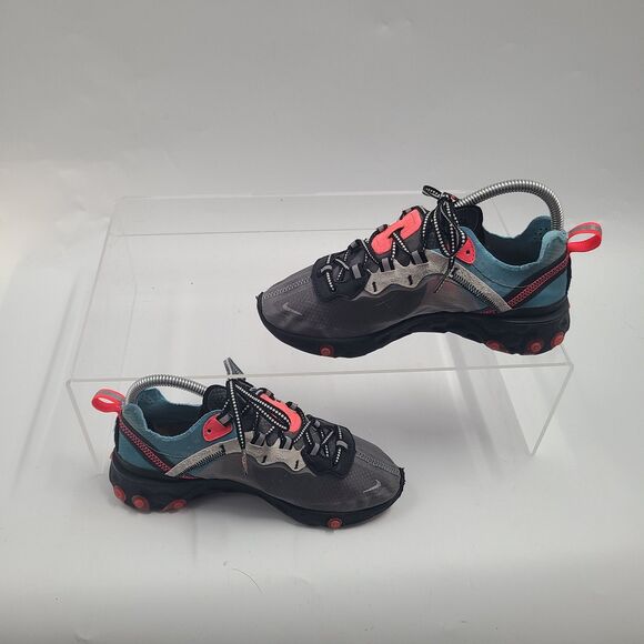 Nike React Element 87 Solar Red Blue Chill Black Size 5 Sneakers AQ1090-006 main image 6